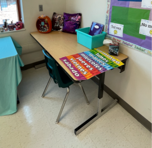 calming corner for high school